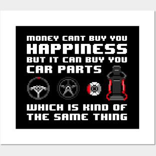 Happiness is Car Parts Posters and Art